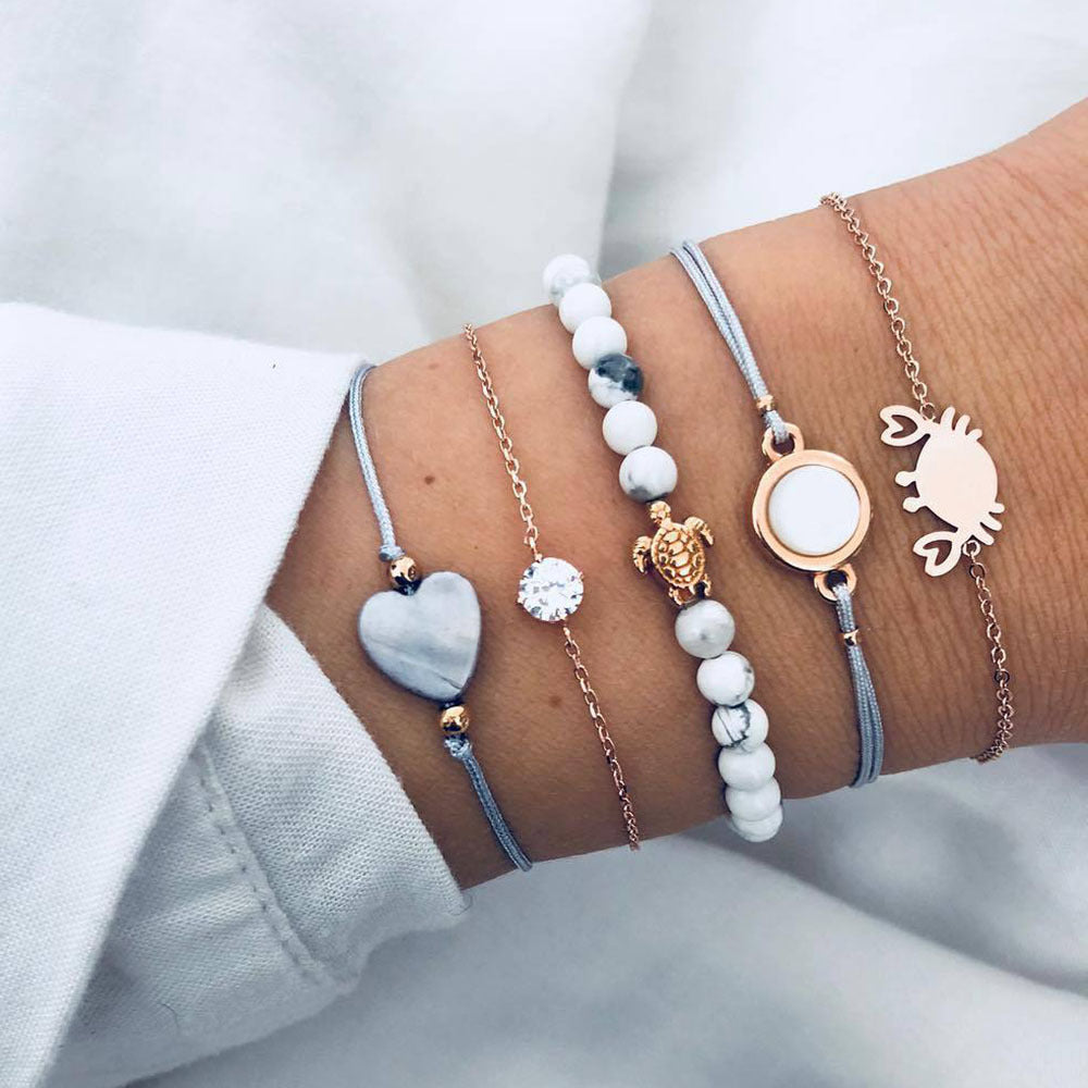 Eliana ~ Loving Ocean' Bracelets Set - BIANCA BOUTIQUE