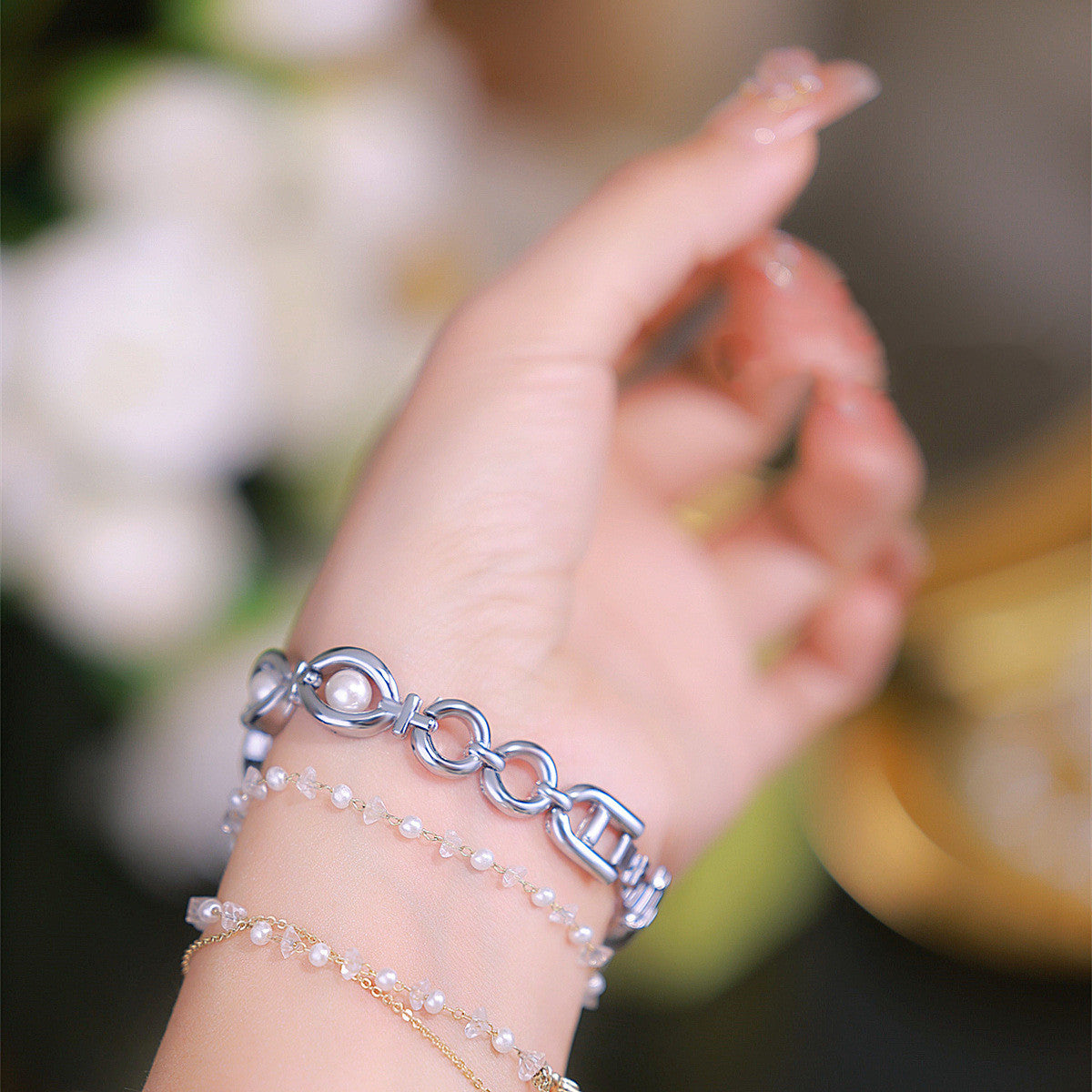 Ella ~ Pearl Grace Watch - BIANCA BOUTIQUE