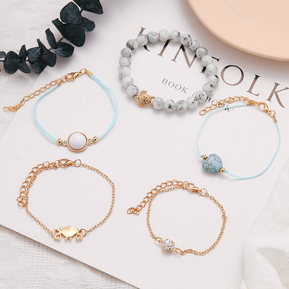 Eliana ~ Loving Ocean' Bracelets Set - BIANCA BOUTIQUE