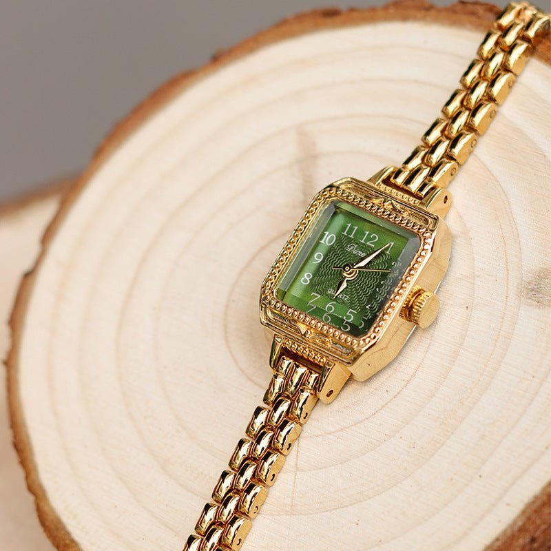 Flora ~ Golden Strips Luxurious Watch - BIANCA BOUTIQUE