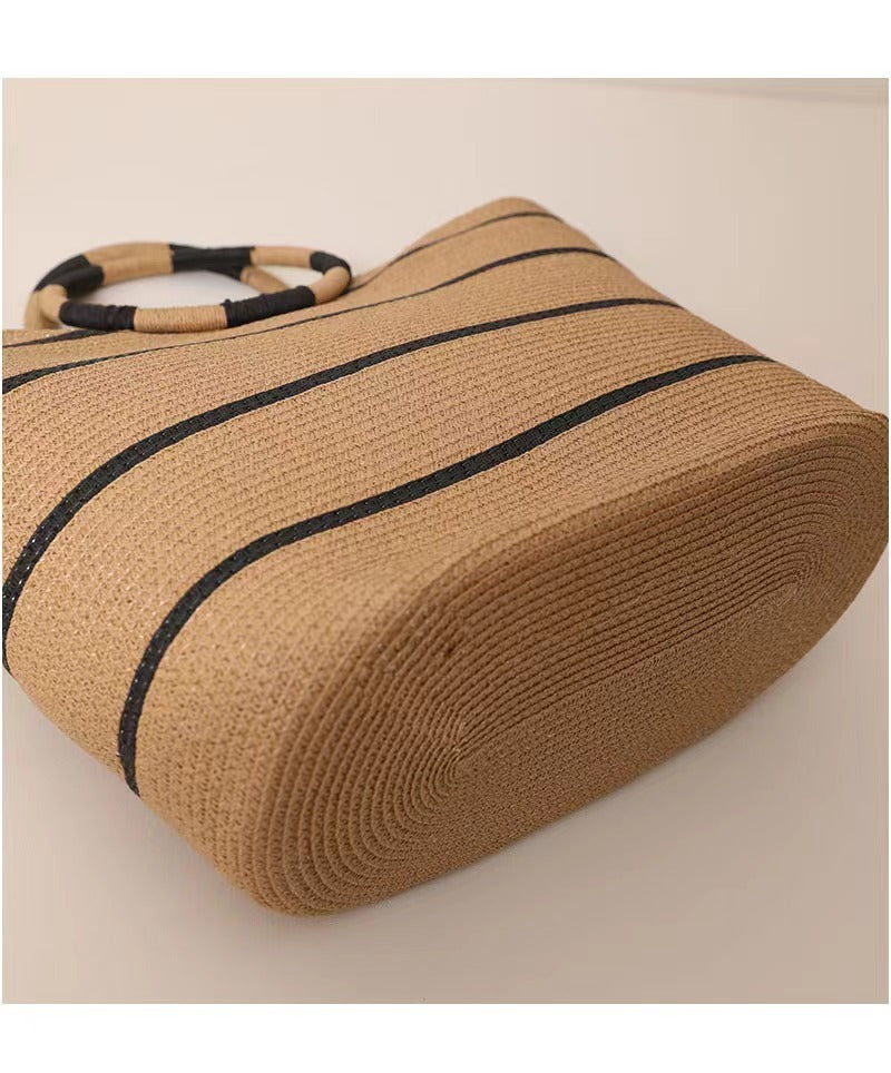 Lila ~ Woven Beach Bag