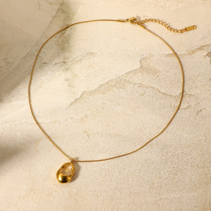 woman Gold ocean Necklace