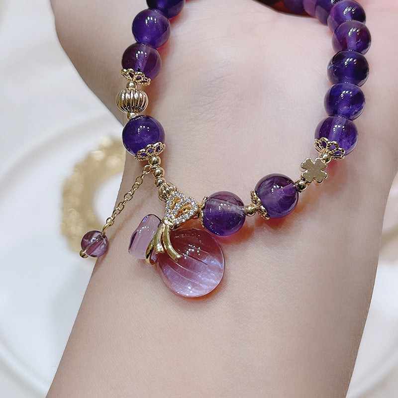 Emily ~ Amethyst Blessed Bracelet - BIANCA     BOUTIQUE