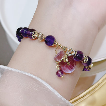 Emily ~ Amethyst Blessed Bracelet - BIANCA     BOUTIQUE