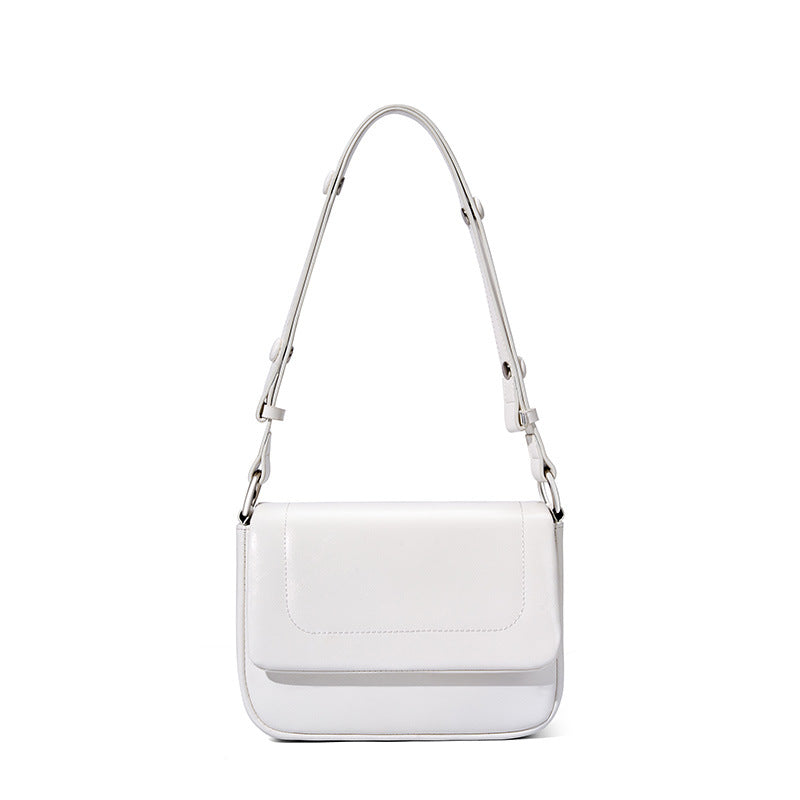 Talia ~ Monarchial Leather Shoulder Bag - BIANCA     BOUTIQUE