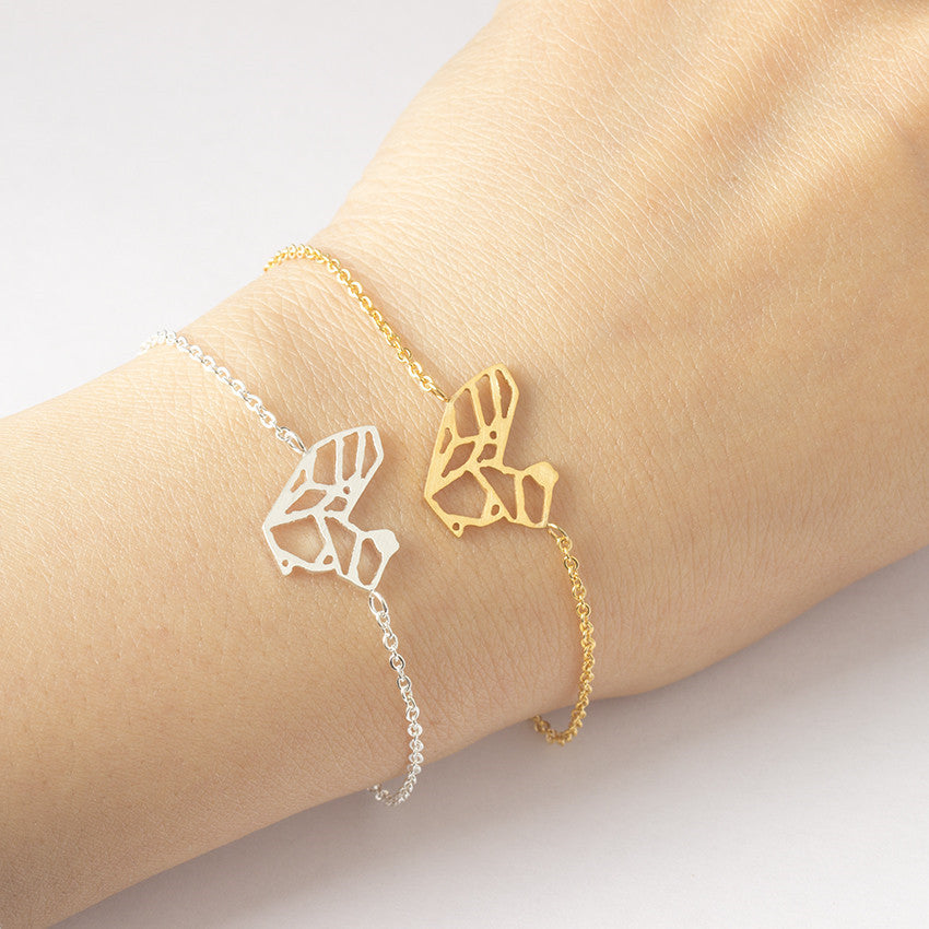 Eve ~ Origami Squirrel Bracelet - BIANCA     BOUTIQUE