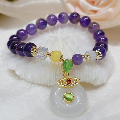 Emily ~ Amethyst Blessed Bracelet - BIANCA     BOUTIQUE