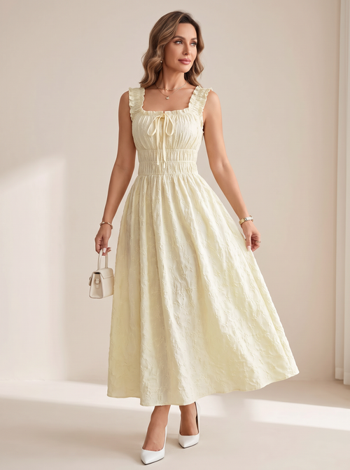 Amalfi Tiered Midi Dress