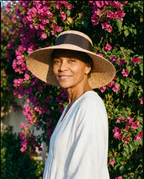 Positano Ribbon Straw Hat lifestyle