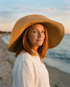 Taormina Oversized Straw Hat lifestyle
