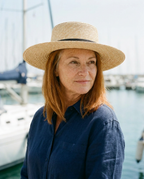 Antibes Ribbon Boater lifestyle