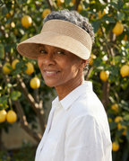 Amalfi Woven Sun Visor lifestyle