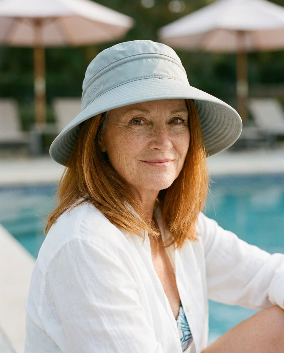 Lido Packable Sun Visor lifestyle